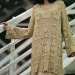 Crochet tunic PATTERN, boho dress pattern, beach crochet boho tunic.