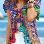 Crochet vest PATTERN, boho vest pattern, crochet beach boho cardigan.