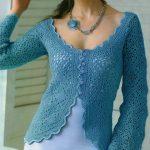 Crochet jacket PATTERN, crochet elegant jacket for wedding party - pattern.
