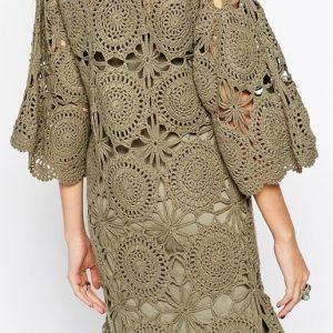 Crochet dress PATTERN, boho dress pattern, beach crochet boho dress ...