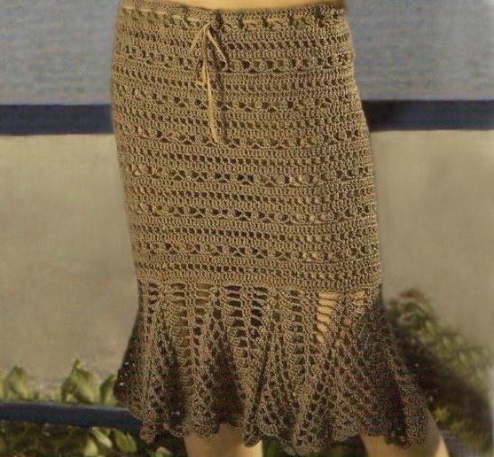 Crochet skirt PATTERN, sexy crochet skirt pattern, beach crochet skirt ...