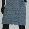Crochet skirt PATTERN, knee length crochet skirt pattern, skirt with ruffles.