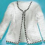 Crochet jacket PATTERN, evening jacket pattern, party crochet jacket.