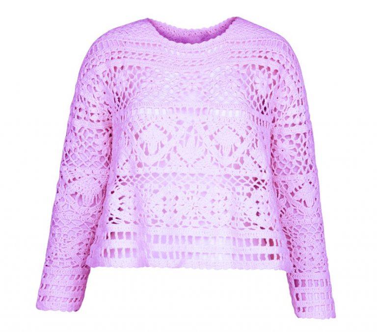 Crochet pullover PATTERN, crochet crop top pattern, crochet sweater ...